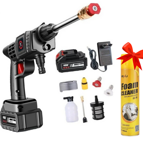 (PROMOTION) Pistolet pour lavage des voitures à haute pression sans fil + CADEAU